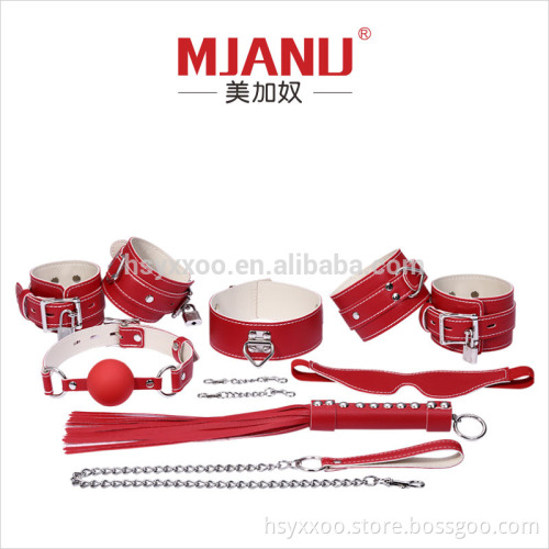 Premium Lockable Bondage Kit Handcuffs Ankle Cuffs Erotic Adult Sex Toys